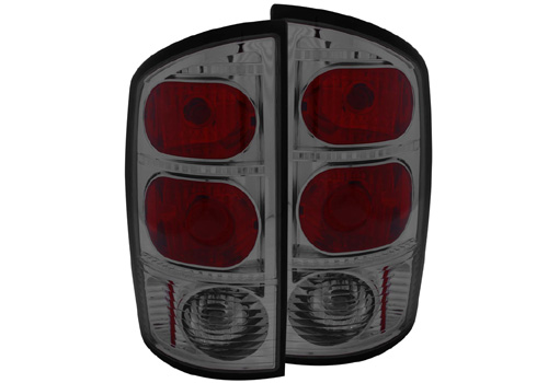 Anzo Smoked Lens Tail Light Set 02-06 Dodge Ram - Click Image to Close